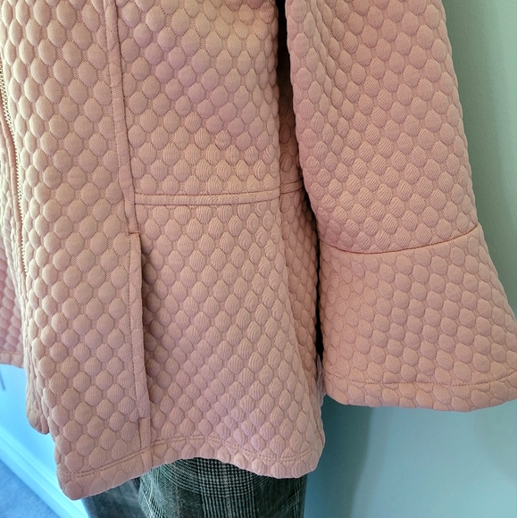 Isaac Mizrahi Women's Live Pink Quilted Jacket Size M - Picture 8 of 16